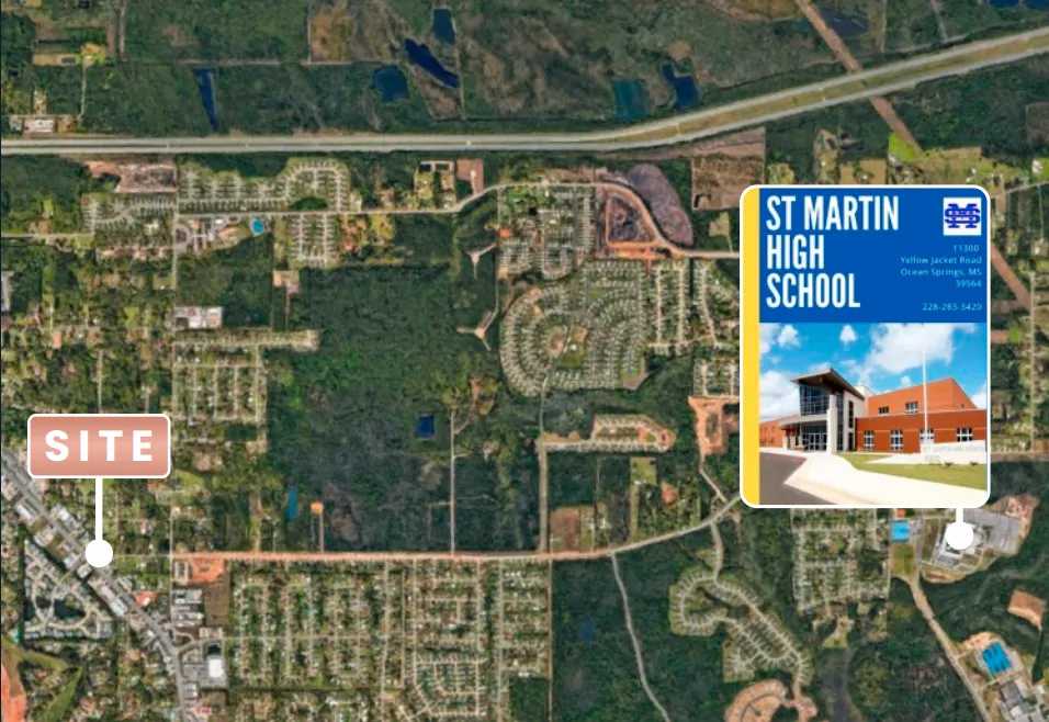 Jackson County’s Biggest Road Expansion Is Reshaping Ocean Springs — And This 1.45-Acre Corner Is at the Heart of It